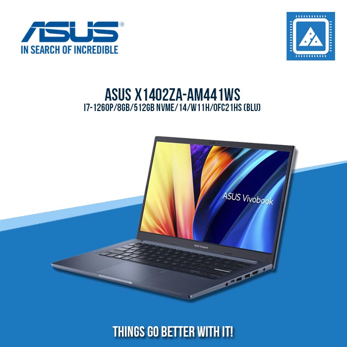 ASUS X1402ZA-AM441WS I7-1260P | Best for Students Laptop ASUS X1402ZA-AM441WS I7-1260P | Best for Students Laptop
